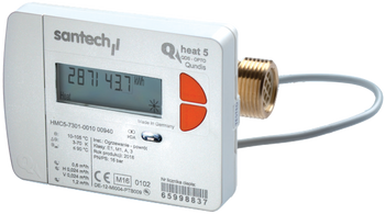 Santech ciepłomierz QHeat5 qp 1,5 m3/h - powrót QH51-000-00-0