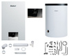 Vaillant pakiet kocioł gazowy 1-F VC 30CS/1-5 ecoTEC plus + zasobnik VIH R 120/6B + sterownik VRC 720 sensoCOMFORT + SPS zestaw do szachtu 0010043625